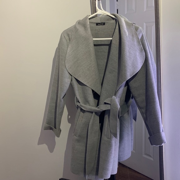LADIES BOOHOO jacket grey - Picture 1 of 6